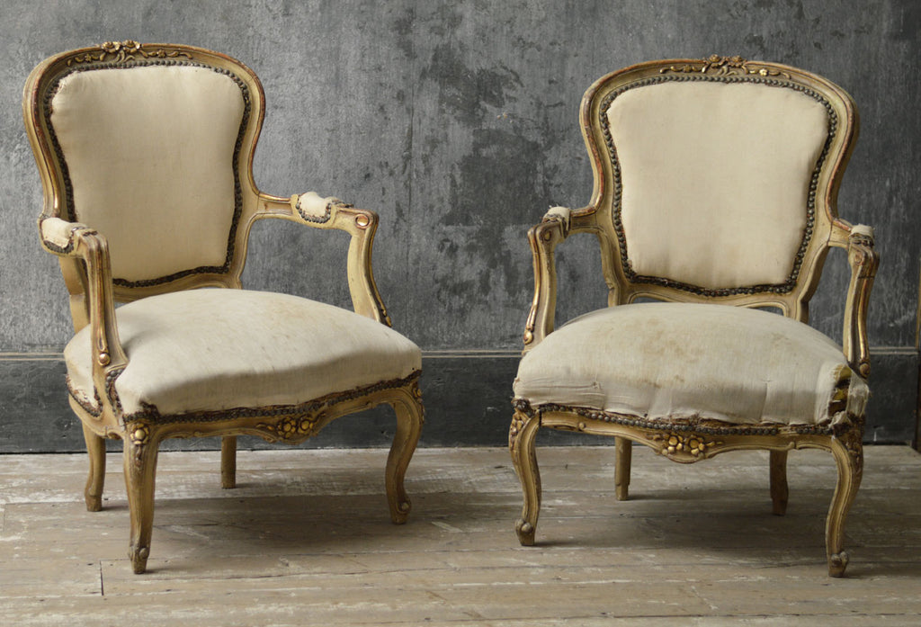 Pair of Louise Philippe salon chairs