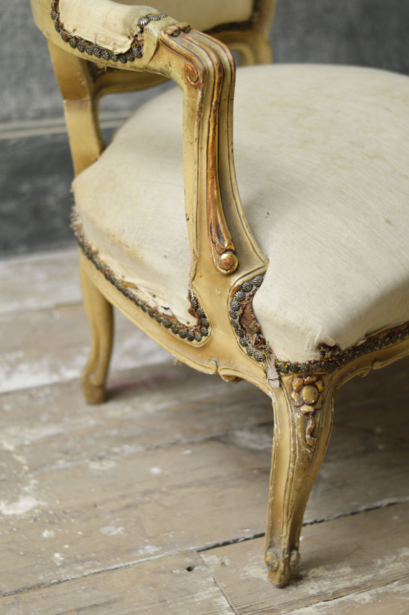 Pair of Louise Philippe salon chairs
