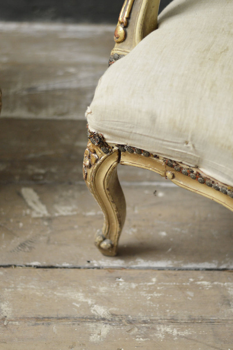 Pair of Louise Philippe salon chairs