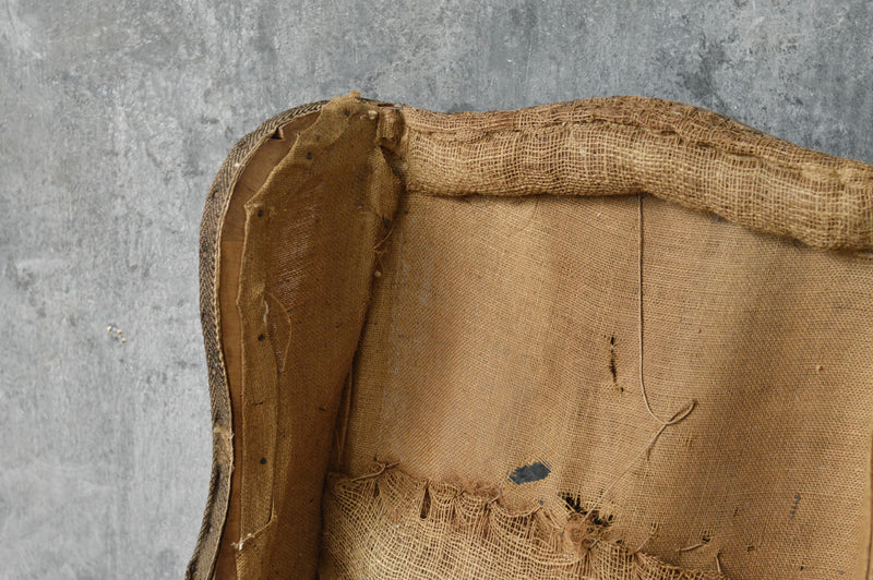 English 19th Century wing chair.
