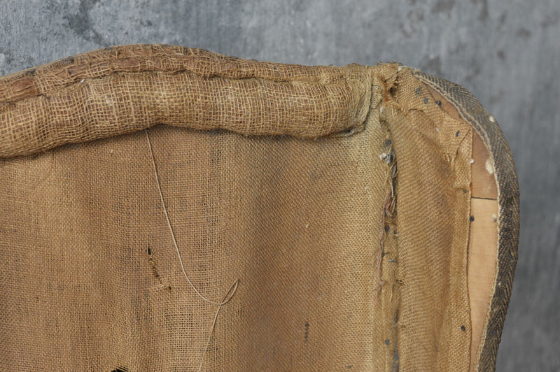 English 19th Century wing chair.