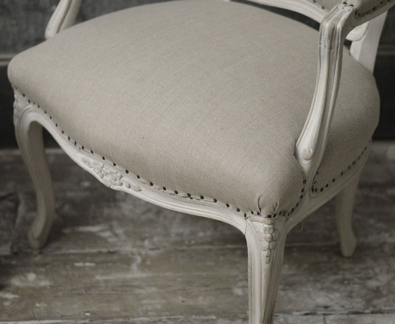 Pair of French salon chairs