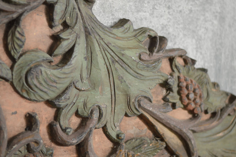 PAIR OF TEAK CARVED PANELS
