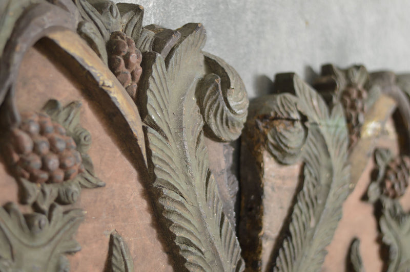 PAIR OF TEAK CARVED PANELS