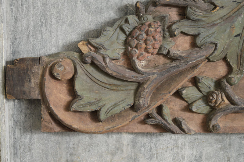 PAIR OF TEAK CARVED PANELS
