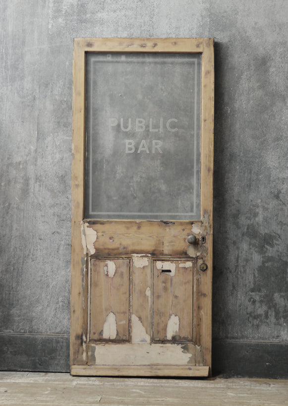 English 19th Century tavern door