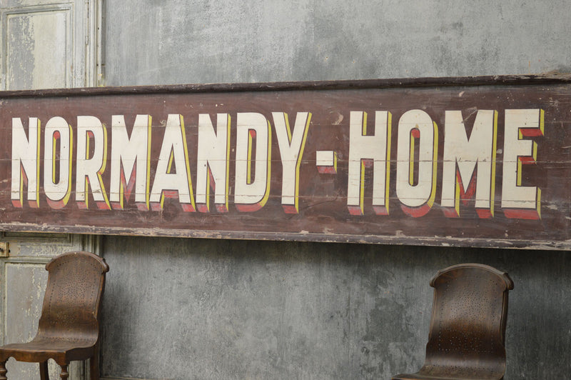 French early 20th Century hand painted sign