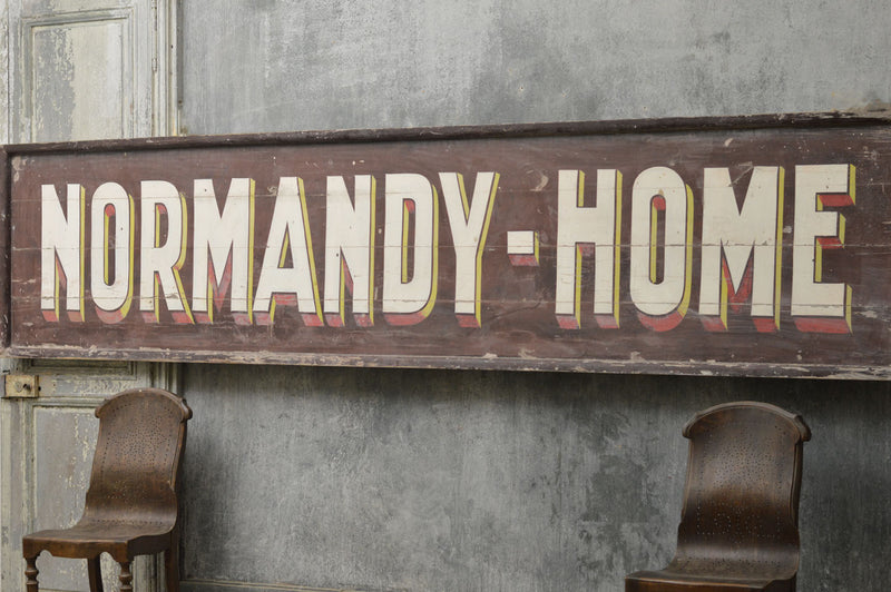 French early 20th Century hand painted sign