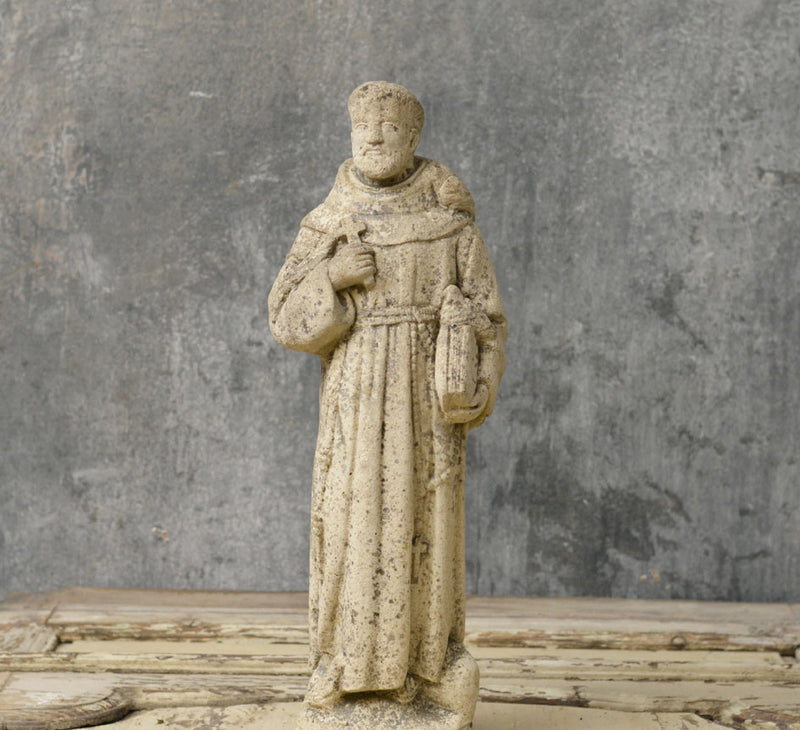 A 20th Century decorative statue of St Francis.
