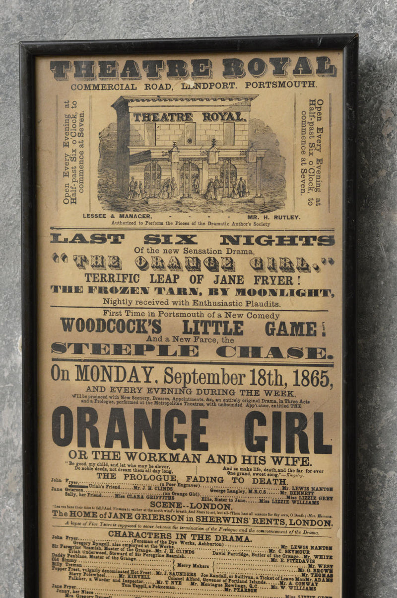Original poster from Theatre Royal portsmouth