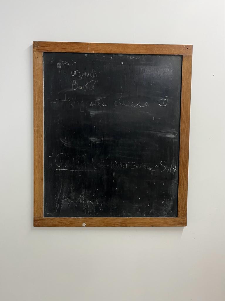 Victorain school blackboard
