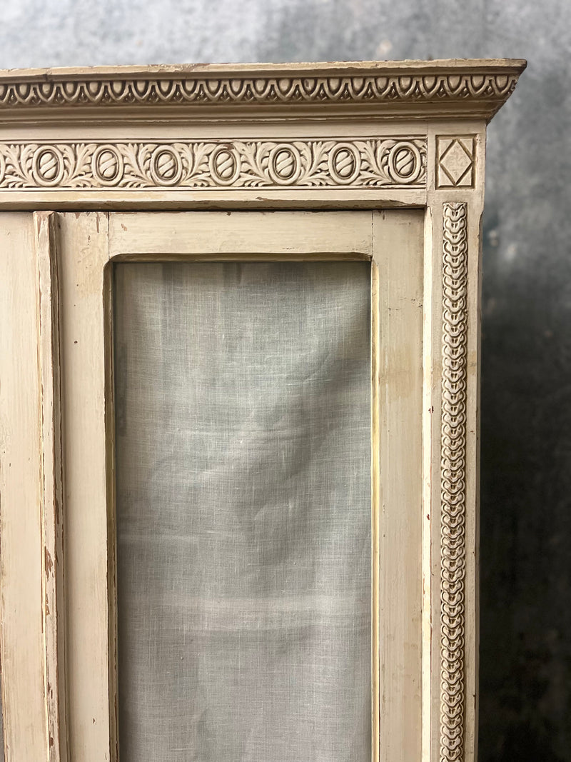 19th century glazed French cupboard