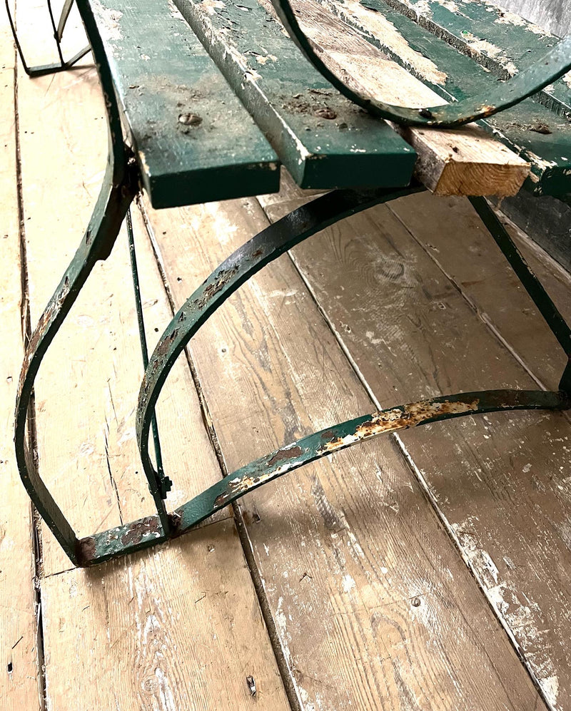 Art Deco garden bench