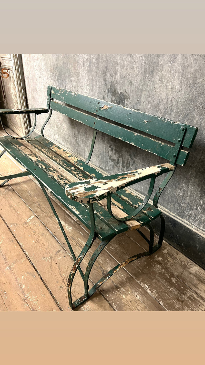 Art Deco garden bench