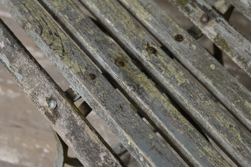 Antique garden bench