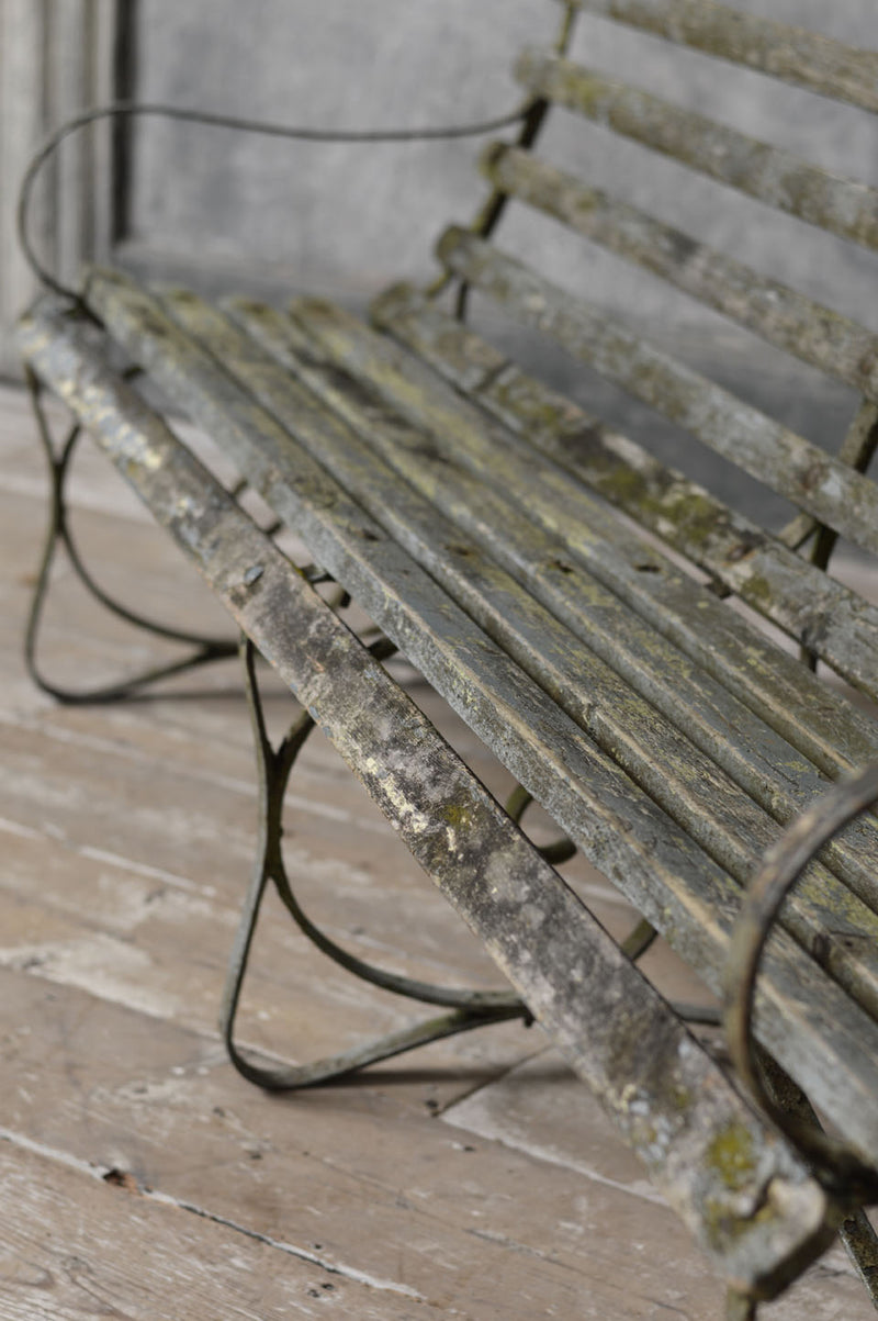 Antique garden bench