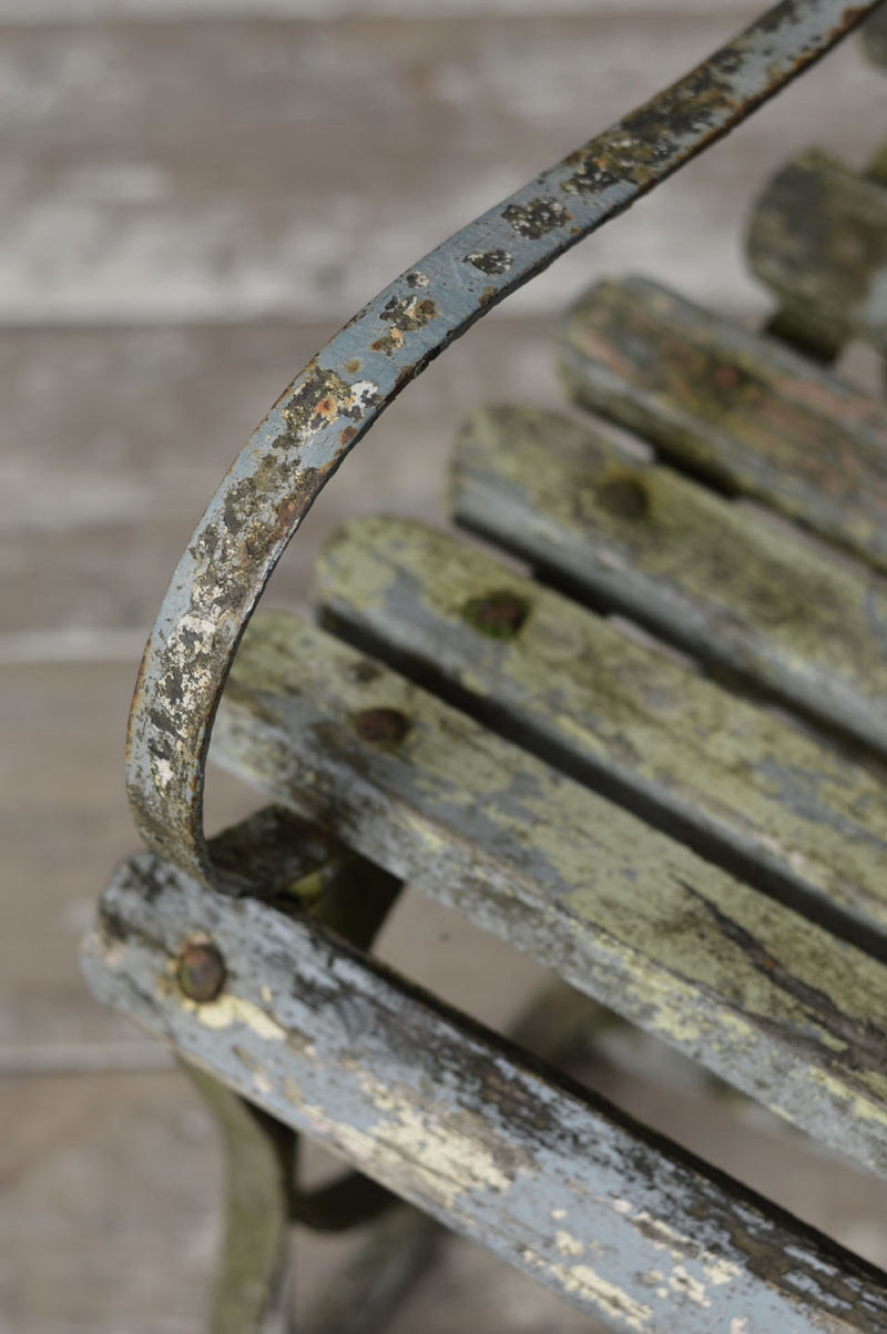 Antique garden bench