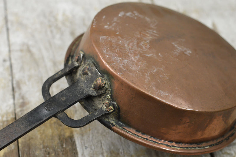 French 18th Century copper pan