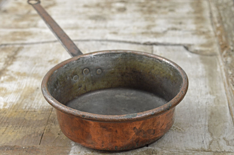 French 18th Century copper pan.