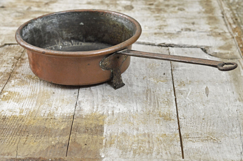 French 18th Century copper pan.