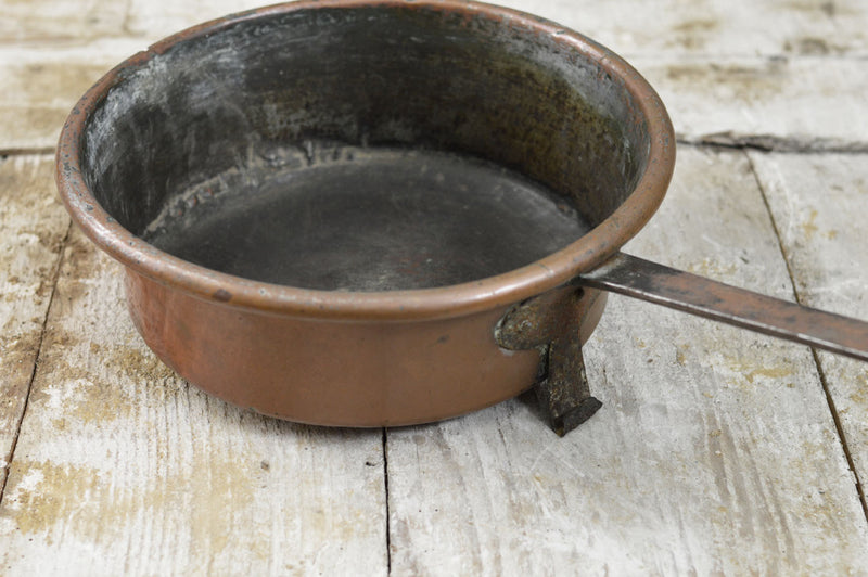 French 18th Century copper pan.