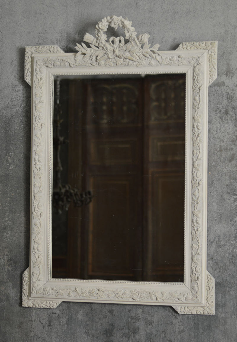 FRENCH 19TH CENTURY MIRROR IN GESSO.