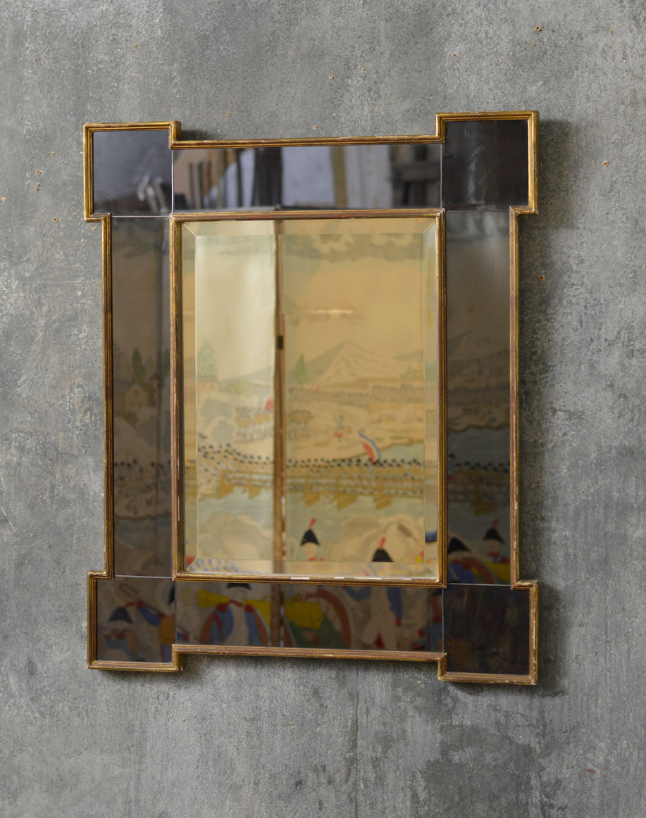 Art Deco style gilt mirror