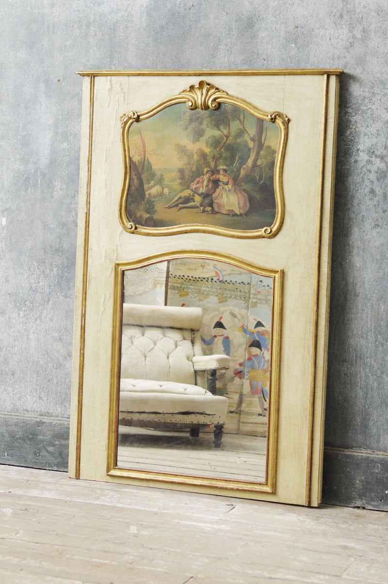 Early 19th Century French Trumeau mirror