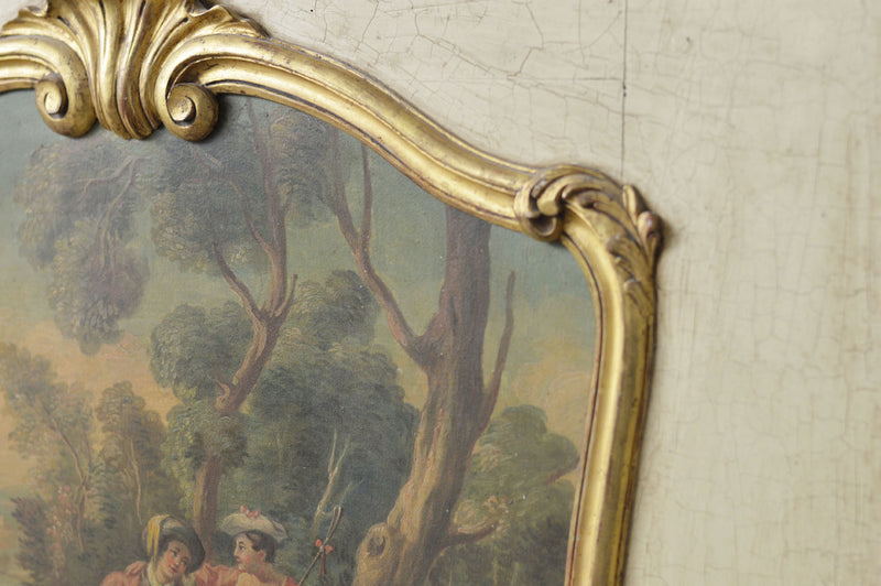Early 19th Century French Trumeau mirror