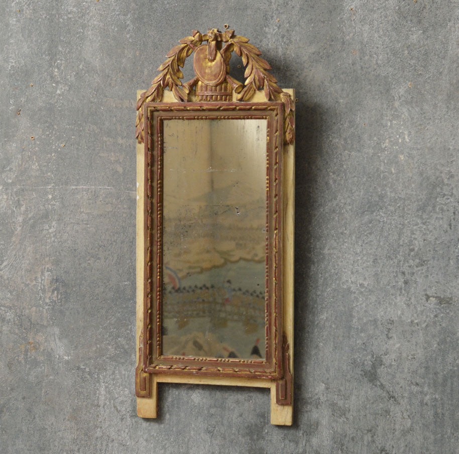 Small French 19th Century marriage mirror
