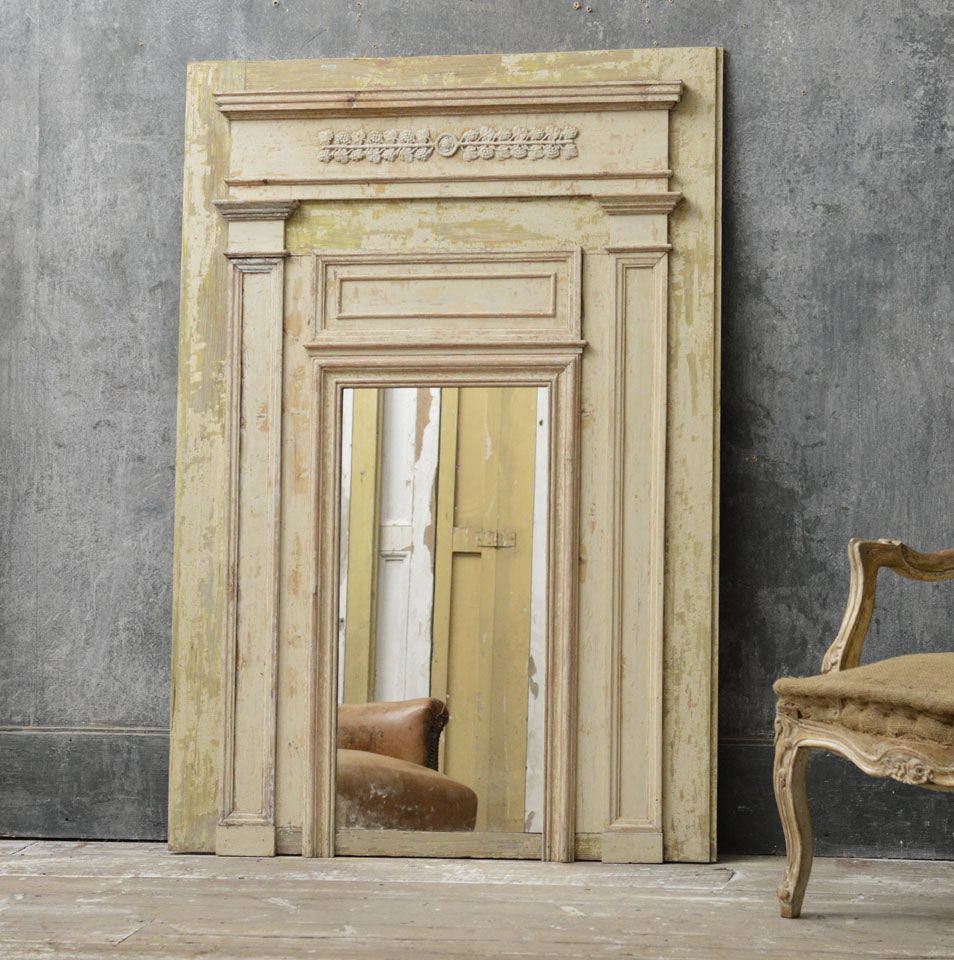 French 18th Century trumeau mirror