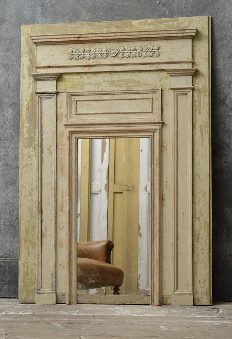 French 18th Century trumeau mirror