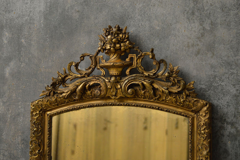 Large French early 19th Century gilt mirror