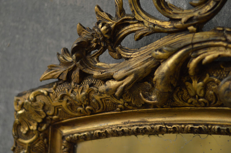 Large French early 19th Century gilt mirror