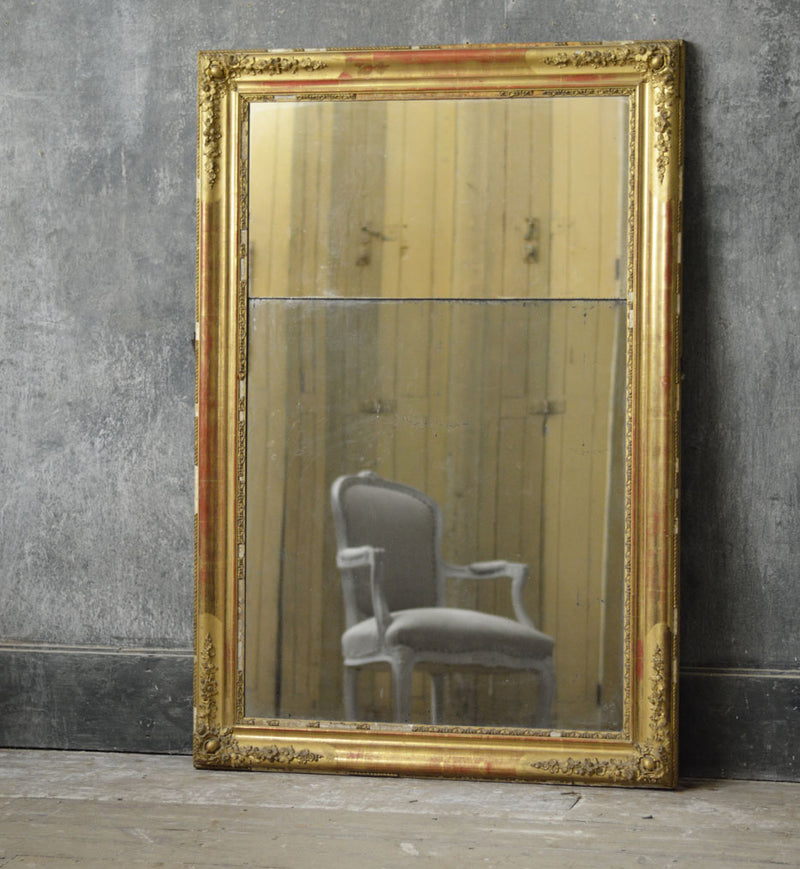 French Louis Philippe gilt mirror