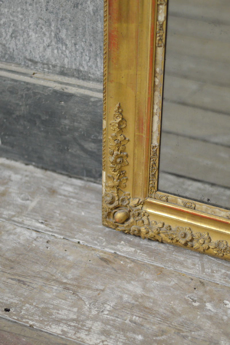 French Louis Philippe gilt mirror