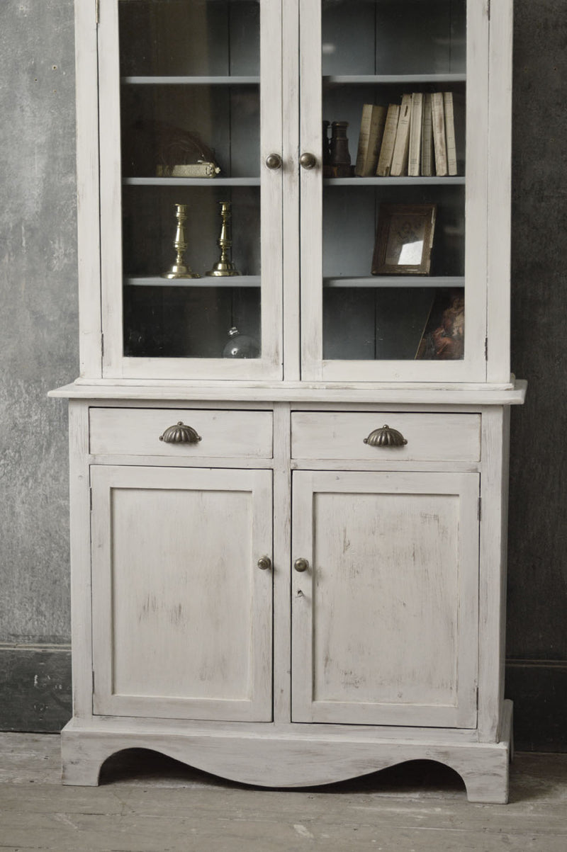 English 19th Century glazed bookcase