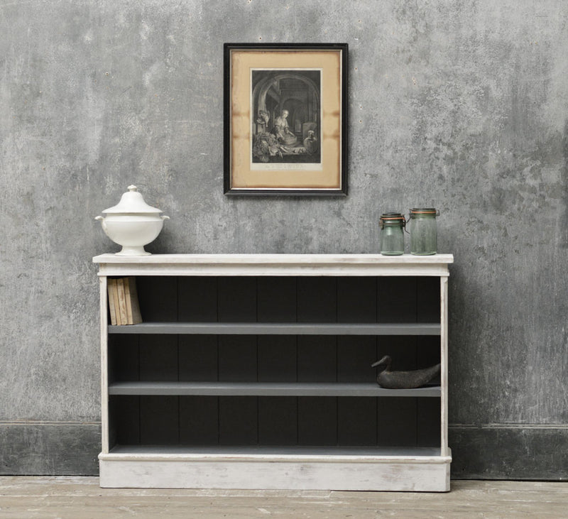 English period painted bookcase