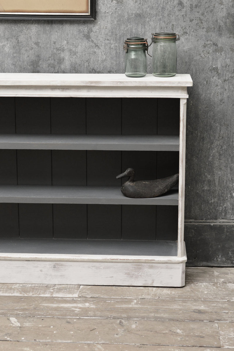 English period painted bookcase