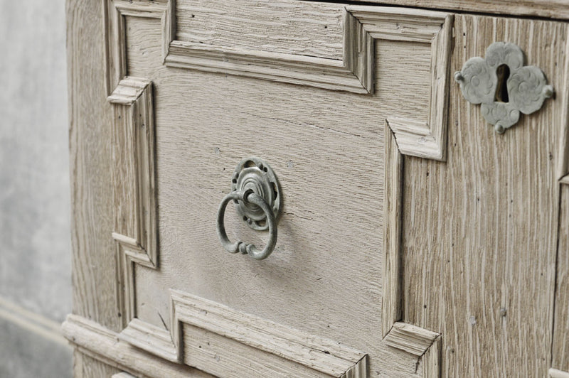 English 17th Century geometric chest on chest