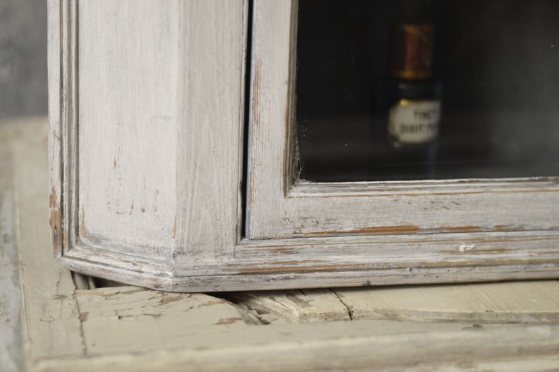 English Georgian corner display cabinet