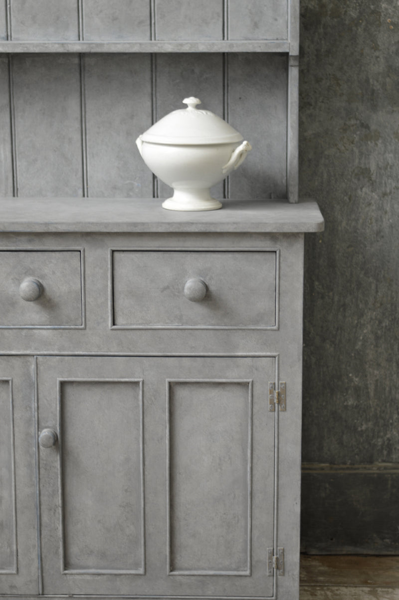 ENGLISH PAINTED PINE DRESSER