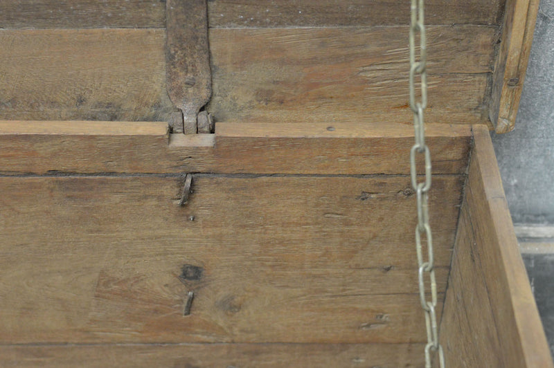 18th Century Anglo Indian teak trunk coffee table