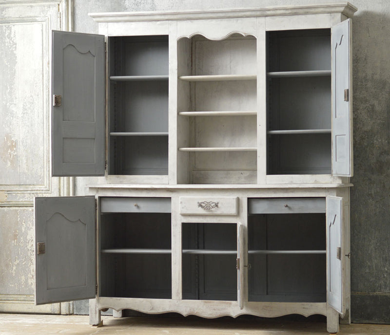 French painted buffet deux  corps