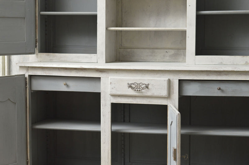 French painted buffet deux  corps