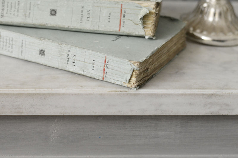 An English painted bookcase