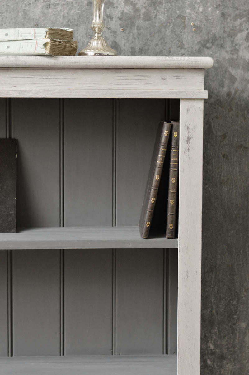 English painted bookcase