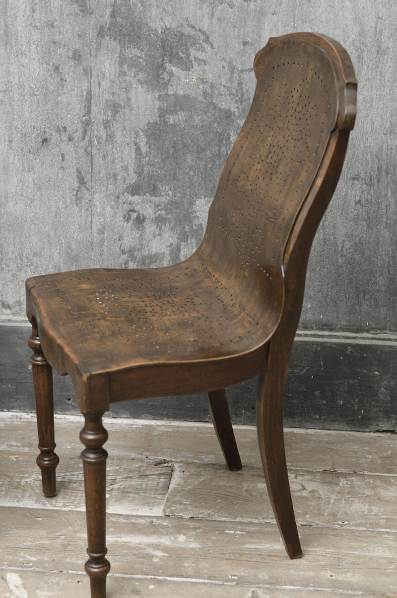Pair of French 19th Century pierced bentwood chairs