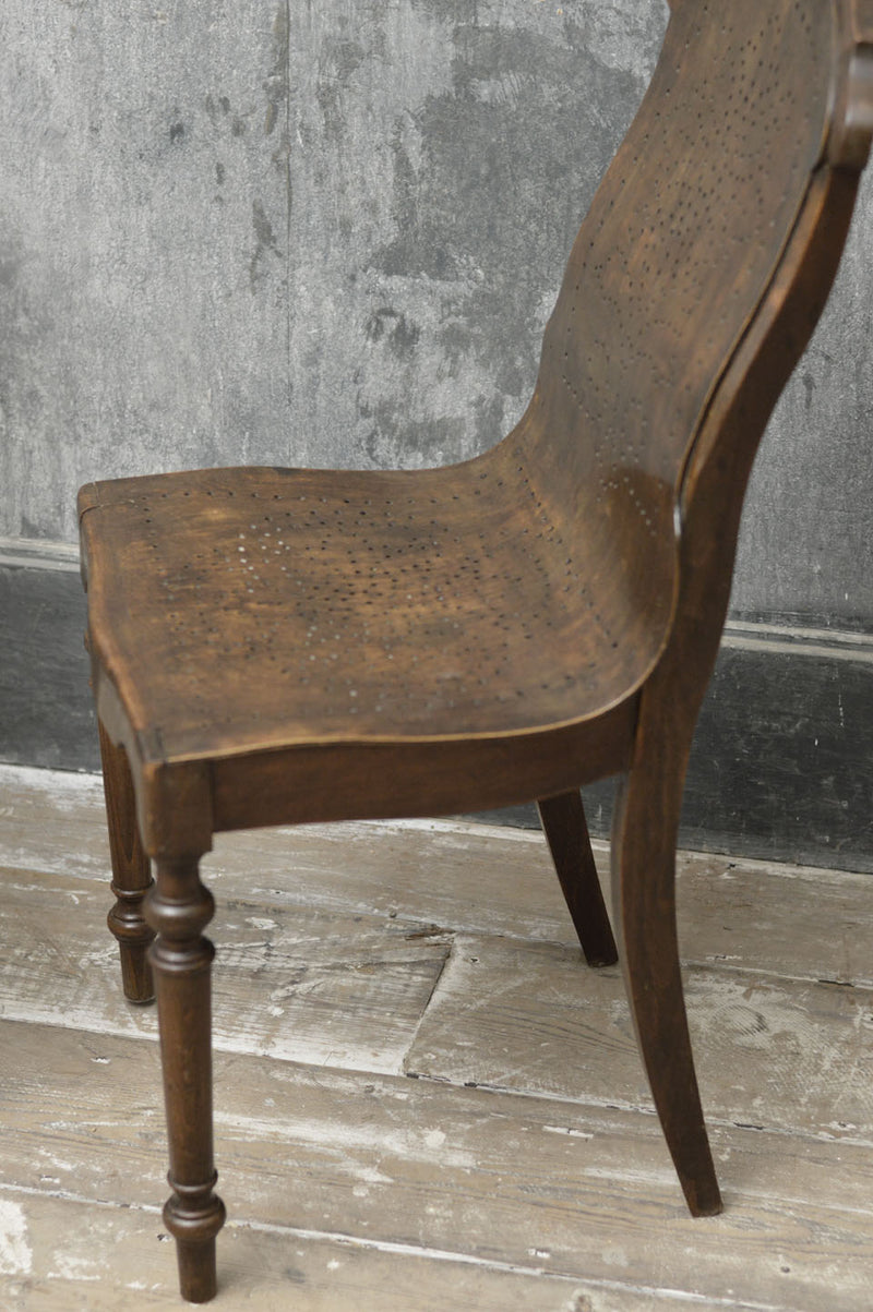 Pair of French 19th Century pierced bentwood chairs