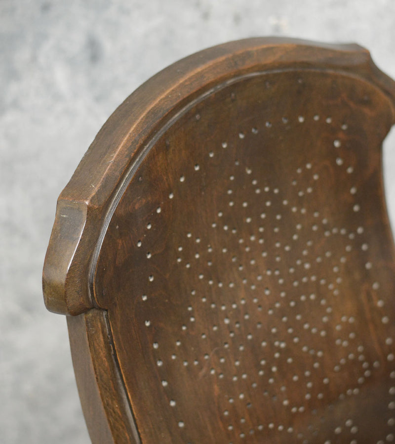 Pair of French 19th Century pierced bentwood chairs